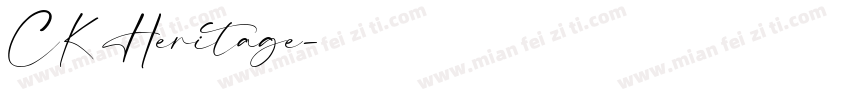 CK Heritage字体转换